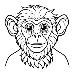 Monkey design vector image illustration and artwork