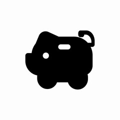 piggy bank icon sign vector