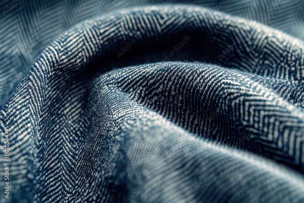 Aufkleber close-up of a textured fabric with intricate patterns