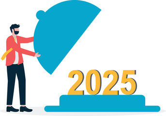 Uncovering 2025 on a pallet
