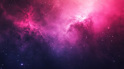 Obraz premium Ethereal Cosmic Cloud with Stars in Vibrant Colors