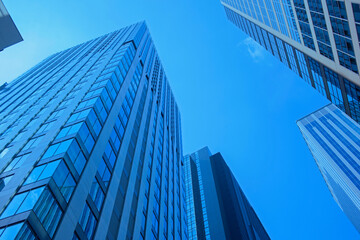 Obraz premium 高層ビル オフィス街