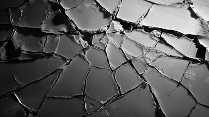 Shattered glass texture abstract background
