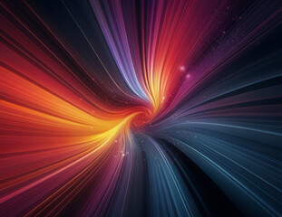 Fototapeta premium Abstract gradient background with lights