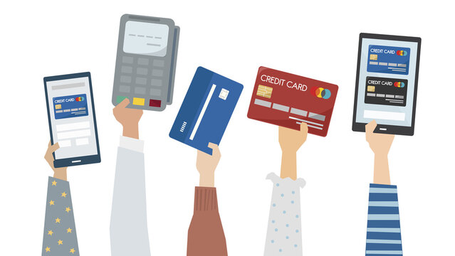 Credit card  png, transparent background