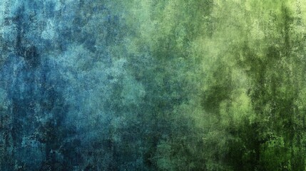 Obraz premium Grunge Texture Background in Green and Blue Tones