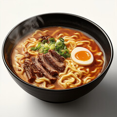 Ramen with meat and vegetables