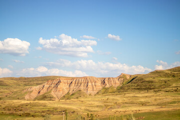 Colorful rock formations in Erzurum, symbolizing the beauty of nature geological artistry and time