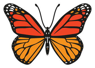 Butterfly png sticker, cute illustration, transparent background
