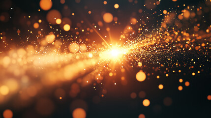 Lens Flare & Bokeh Effect on Black Background | Synthetic & Natural Light Visual | Stunning Lighting for Photography & Digital Art Design