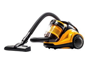 Fototapeta premium Compact Handheld Vacuum Cleaner with Powerful Suction Isolated on Transparent Background
