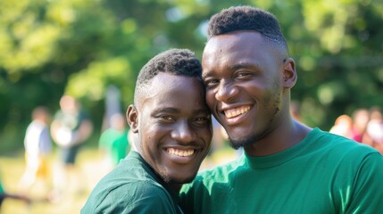 Community volunteers come together to celebrate efforts in cleaning pollution and supporting the environment through eco-friendly initiatives and collaborative park clean-up activities