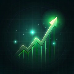 business graph showing growth