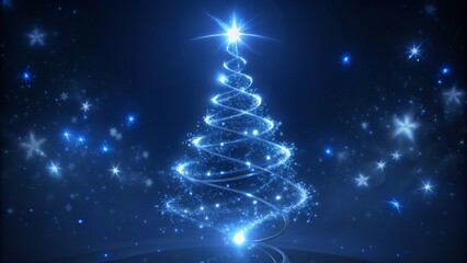 Christmas night background 