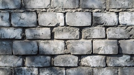 Obraz premium Textured Grey Brick Wall Background for Design