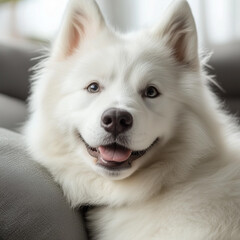 Fototapeta premium dog sitting