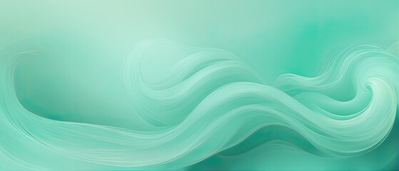 Fototapeta premium Abstract Turquoise Swirls