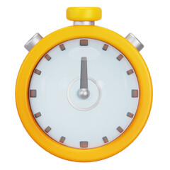Stopwatch 3D Illustration