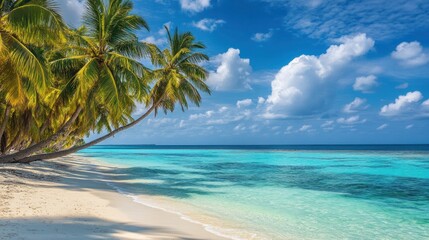 Tropical Paradise: Pristine Beach and Clear Waters