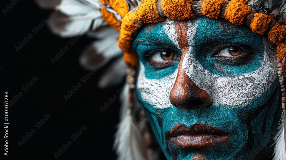 Aufkleber a detailed close-up image capturing the texture and color of white and orange feathers, set against 