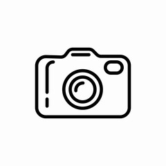 photo camera icon sign vector