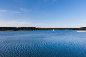 lake and blue sky
