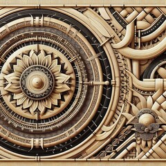 Sunflowers in geometric patterns