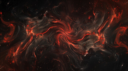 Sleek Black Background with Subtle Crimson Swirls Resembling a Galaxy Pattern