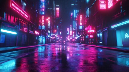 Neon Cityscape