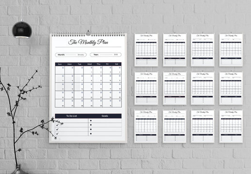 Monthly Planner Template