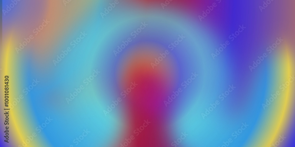 Fototapete long gradient backround abstract dark blue raster, blurred background, color smooth gradient texture