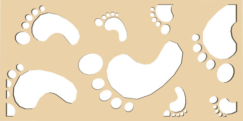 Vector sketch illustration of modern ethnic vintage classic abstract background pattern design