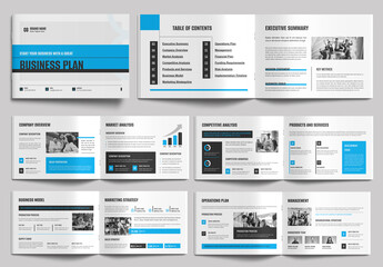 Business Plan Brochure Layout
