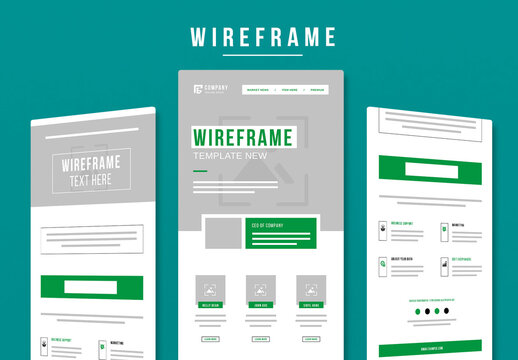 Business Wireframe Layout