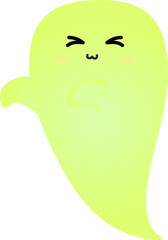 cute ghost cartoon , halloween