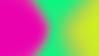 Abstract Gradient Background in Pink, Green and Yellow