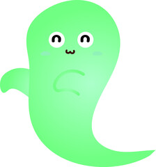 cute ghost cartoon , halloween