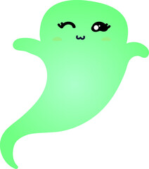 cute ghost cartoon , halloween