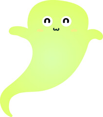 cute ghost cartoon , halloween