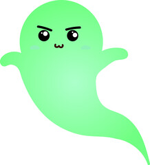 cute ghost cartoon , halloween