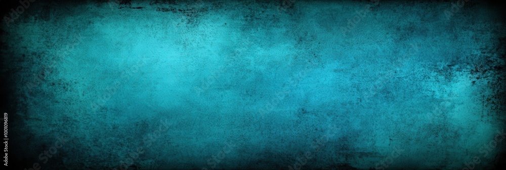 Poster dark teal background with vignette texture effect