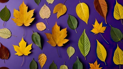 Autumn Leaves Pattern with Vibrant Colors and Textures
Seasonal Design Celebrating the Beauty of Fall Foliage