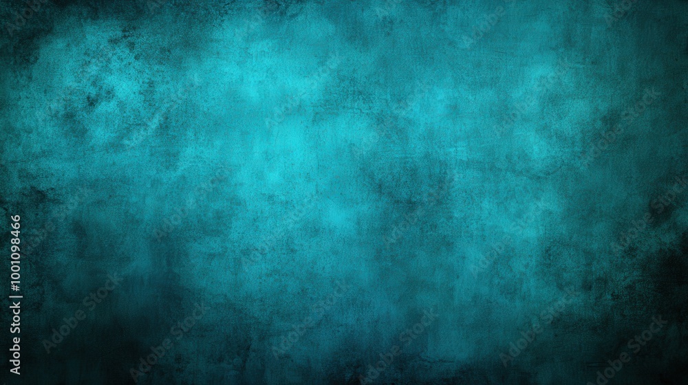 Poster dark teal background with vignette texture