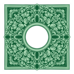 Vector Luxury ornament floral vector Illustration