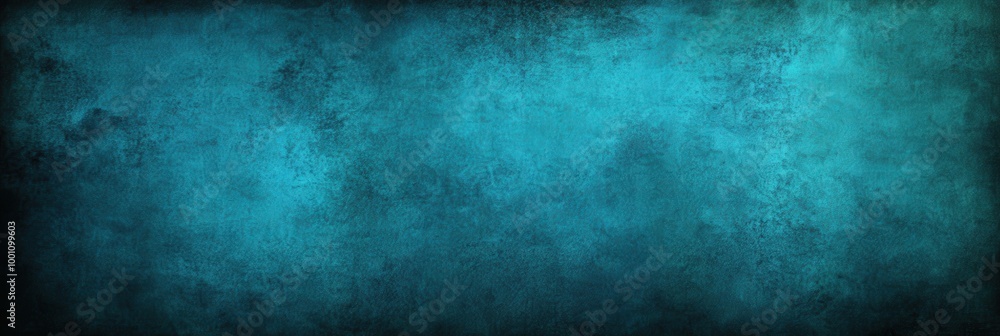 Poster dark teal background texture with vignette effect