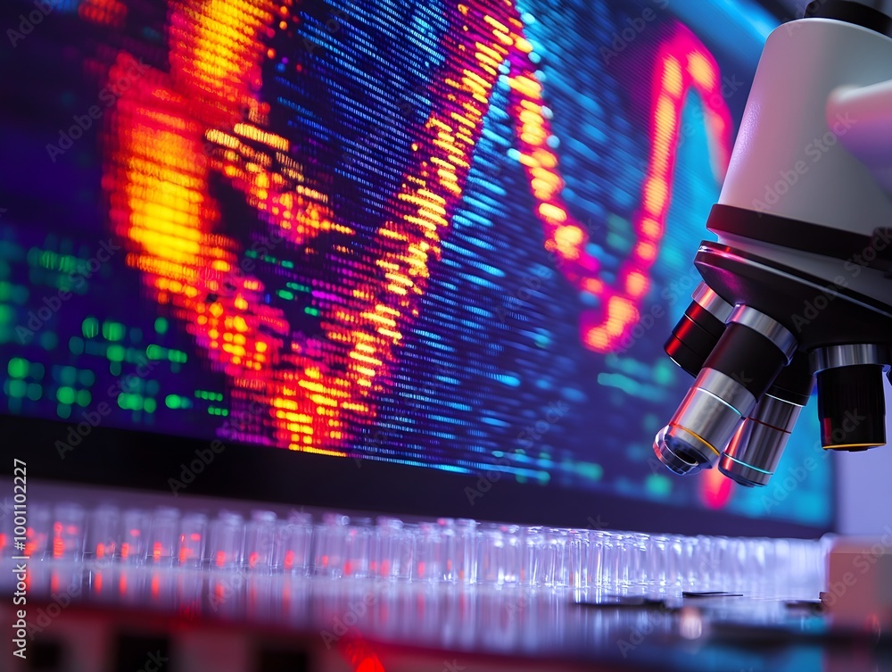Poster Colorful Data Visualization with a Microscope