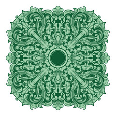 Vector Luxury ornament floral vector Illustration