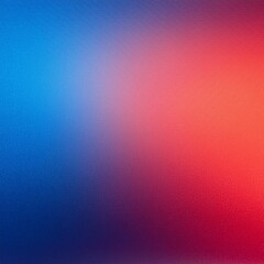 modern and simple blue and red gradient colors background with grain rough texture