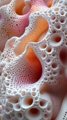 Abstract Organic Texture: Close-up of a Cellular Structure