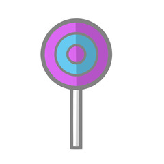 lollipop isolated on white